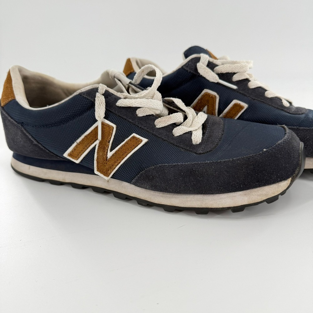 New Balance 501 Retro Sneakers 2013 Men Size 13 Navy Blue Brown ML501BPN Suede